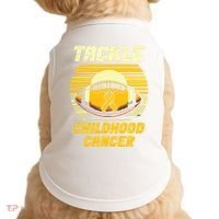 Tackle Childhood Cancer Awareness Doggie Tank thumb 0