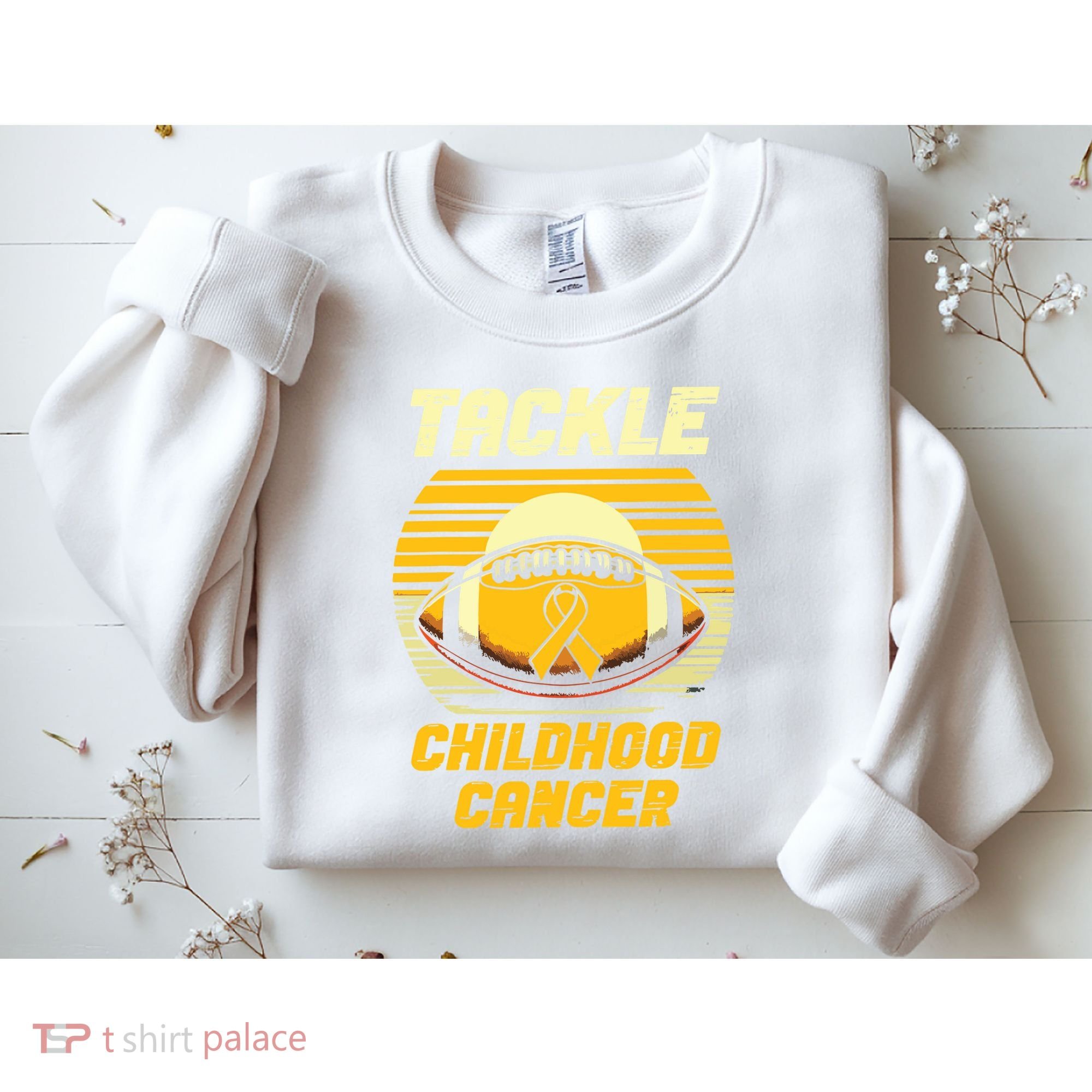 Tackle Childhood Cancer Awareness Sweatshirt