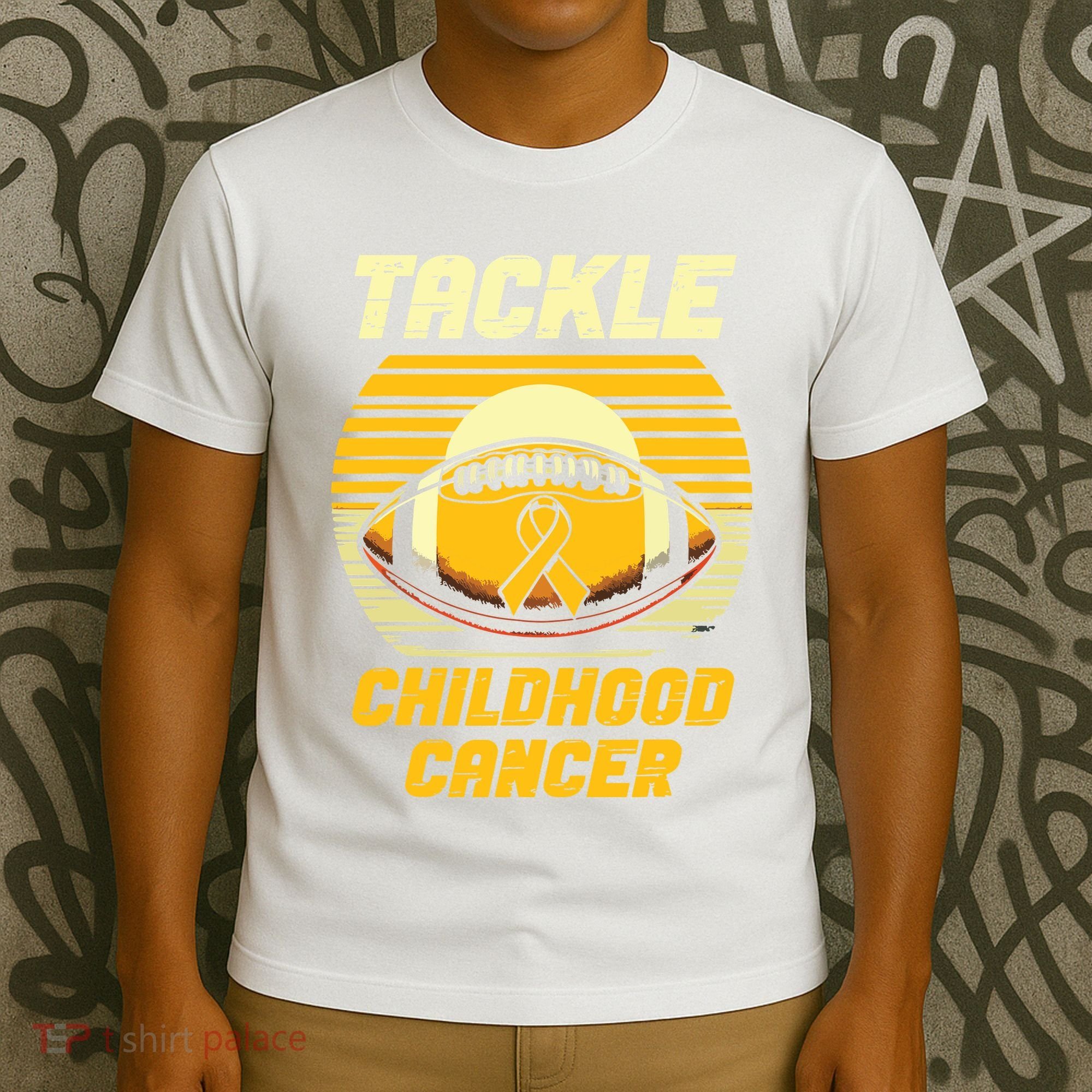 Tackle Childhood Cancer Awareness T-Shirt