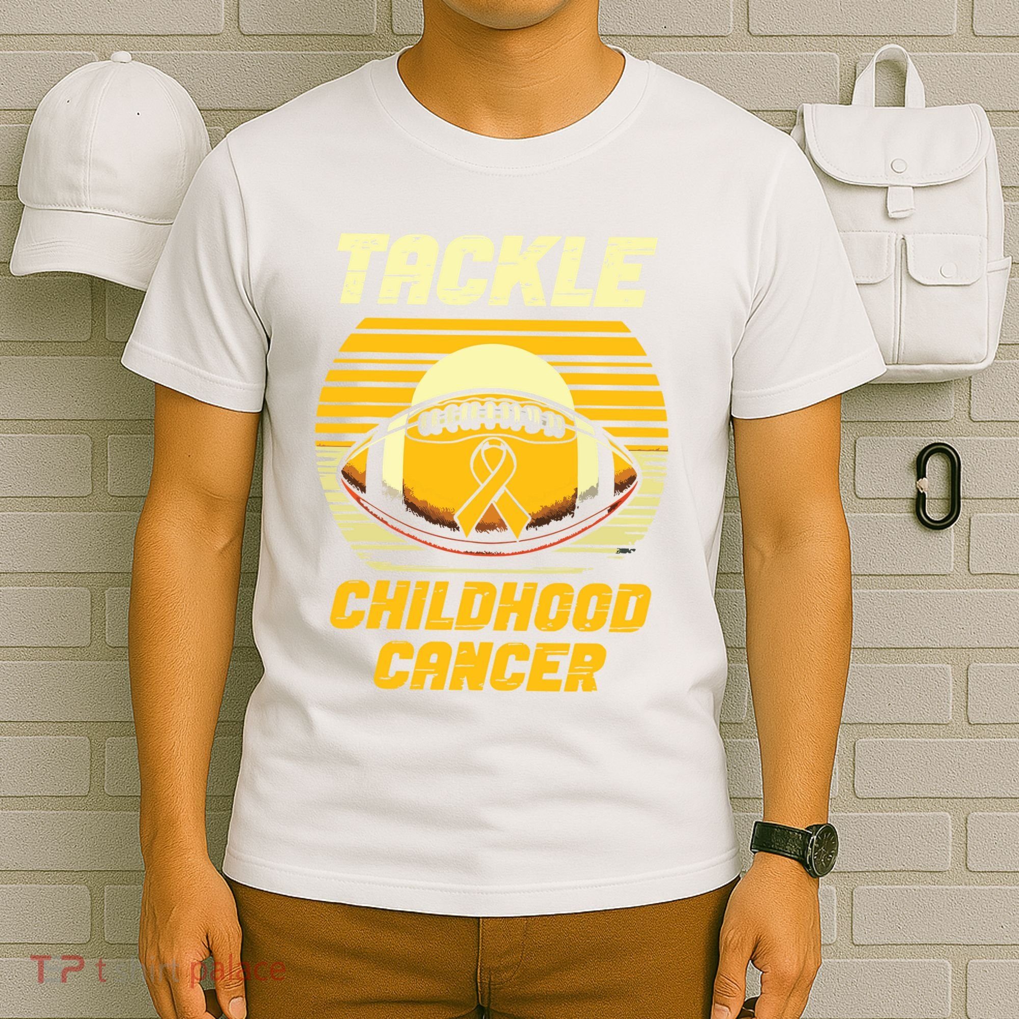 Tackle Childhood Cancer Awareness T-Shirt