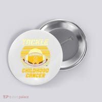 Tackle Childhood Cancer Awareness Button thumb 0