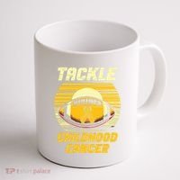 Tackle Childhood Cancer Awareness Coffee Mug thumb 1