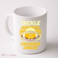Tackle Childhood Cancer Awareness Coffee Mug thumb 0