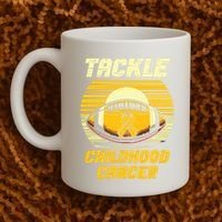 Tackle Childhood Cancer Awareness Coffee Mug thumb 2