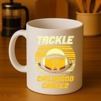 Tackle Childhood Cancer Awareness Coffee Mug thumb 4