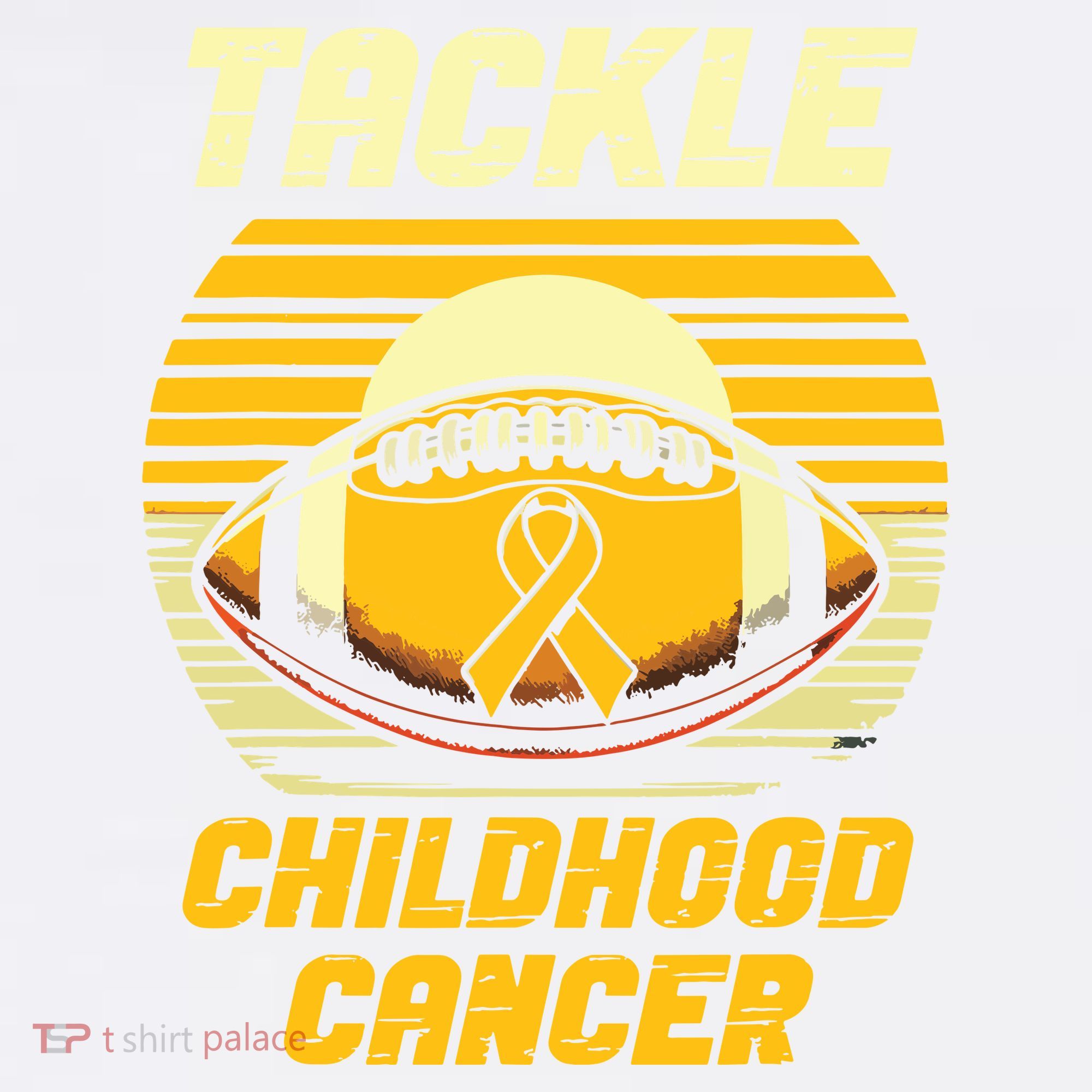 Tackle Childhood Cancer Awareness Women's Hoodie