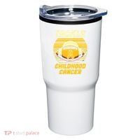 Tackle Childhood Cancer Awareness Tumbler thumb 0