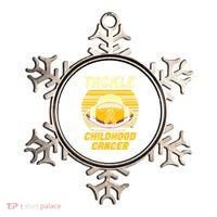 Tackle Childhood Cancer Awareness Ornament thumb 0