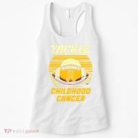 Tackle Childhood Cancer Awareness Women's Tank Top thumb 0