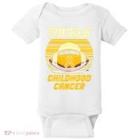 Tackle Childhood Cancer Awareness Baby Bodysuit thumb 0