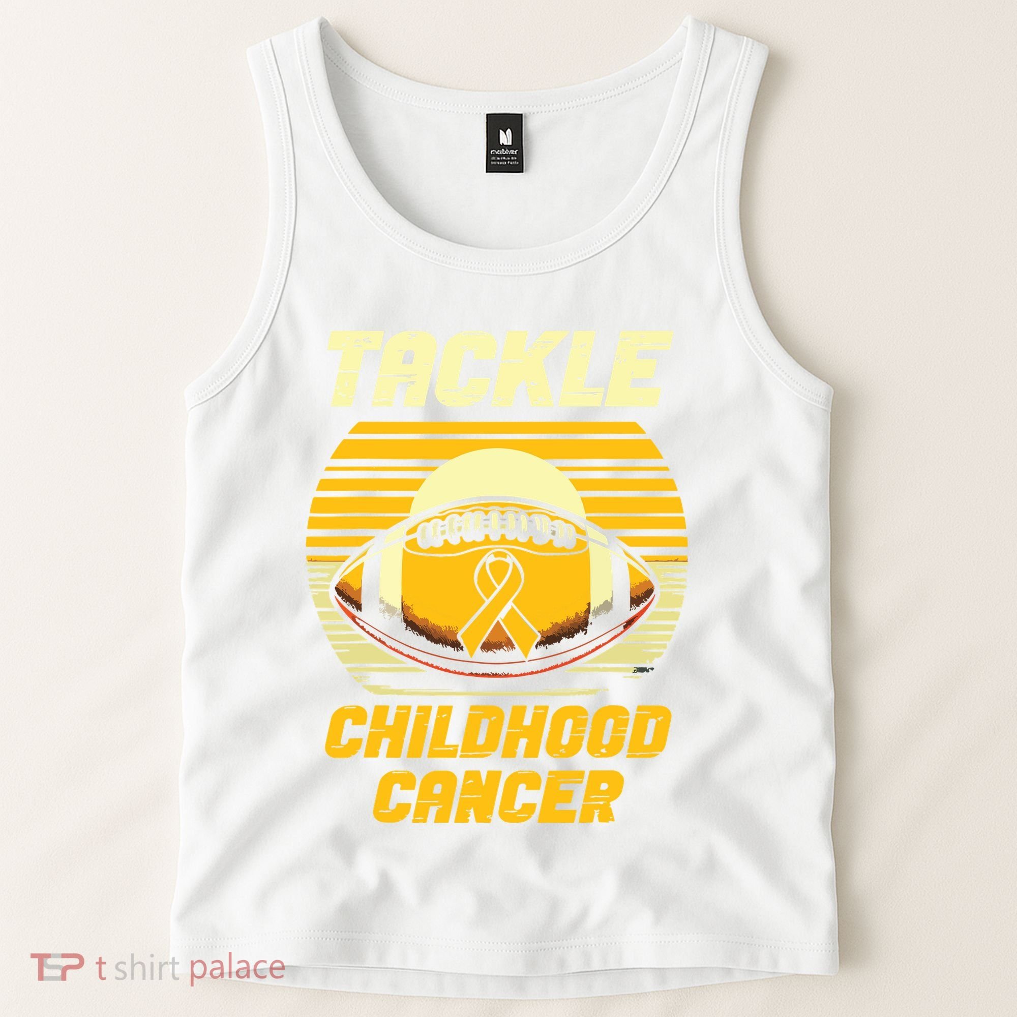Tackle Childhood Cancer Awareness Tank Top
