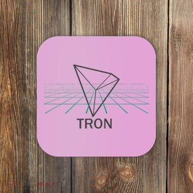 Tron Cryptocurrency Crypto 3d Grid Coaster