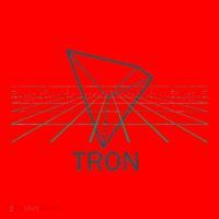Tron Cryptocurrency Crypto 3d Grid Santa Hat thumb 1