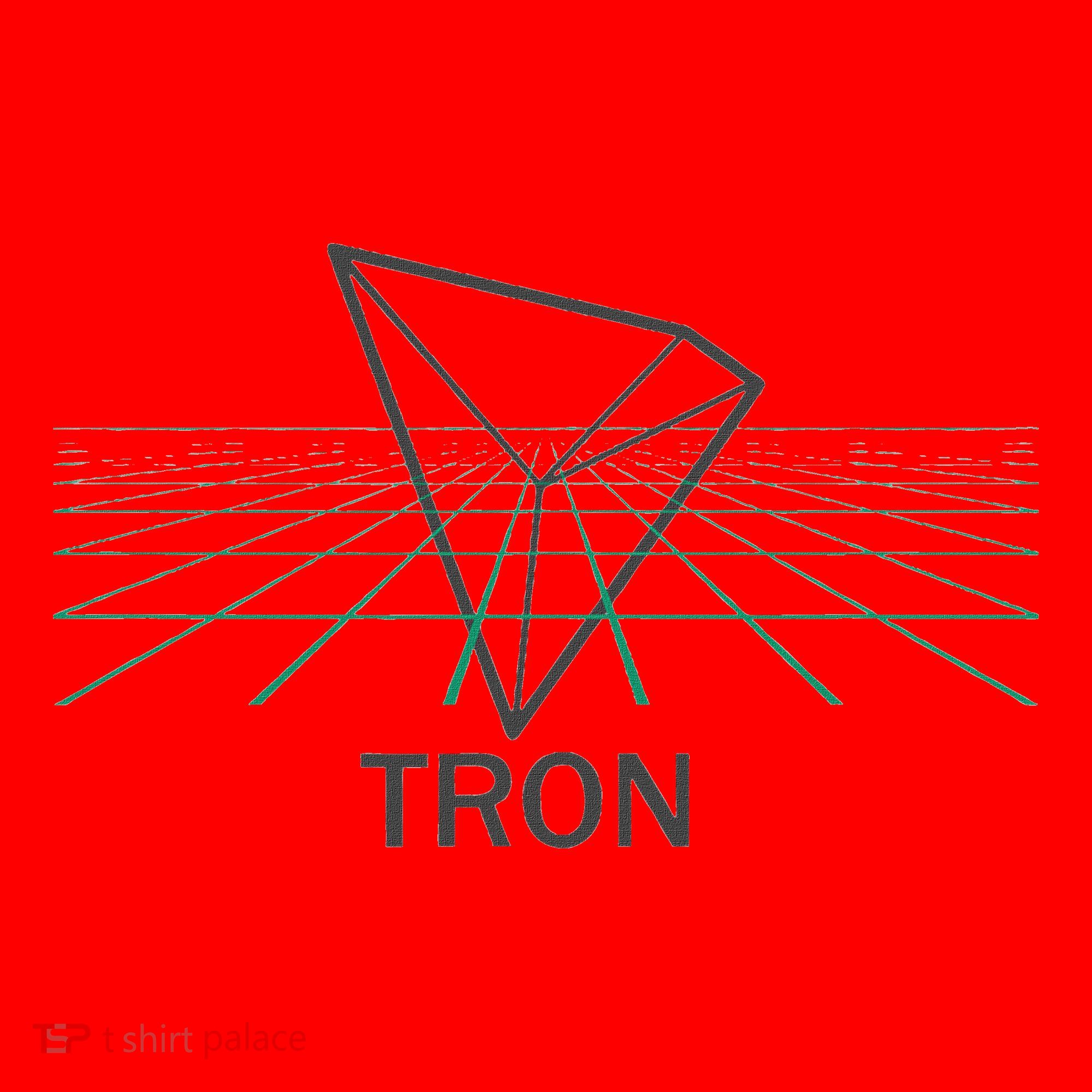 Tron Cryptocurrency Crypto 3d Grid Santa Hat