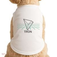 Tron Cryptocurrency Crypto 3d Grid Doggie Tank thumb 0