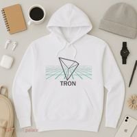Tron Cryptocurrency Crypto 3d Grid Hoodie thumb 3