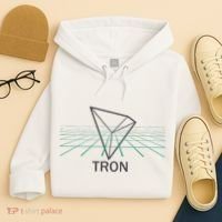 Tron Cryptocurrency Crypto 3d Grid Hoodie thumb 4