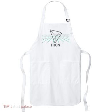 Tron Cryptocurrency Crypto 3d Grid Apron