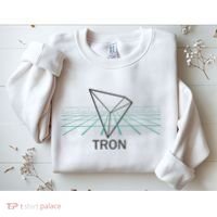 Tron Cryptocurrency Crypto 3d Grid Sweatshirt thumb 2