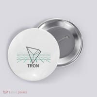 Tron Cryptocurrency Crypto 3d Grid Button thumb 0
