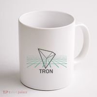 Tron Cryptocurrency Crypto 3d Grid Coffee Mug thumb 1