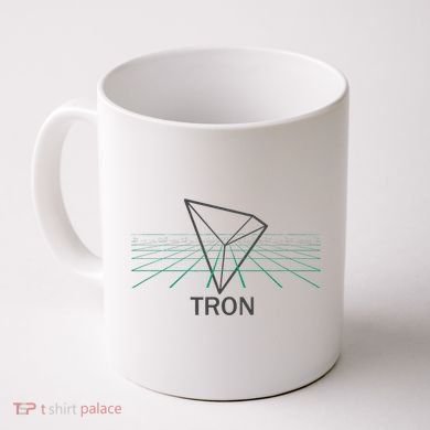Tron Cryptocurrency Crypto 3d Grid Coffee Mug