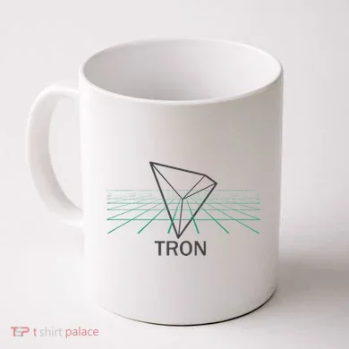 Tron Cryptocurrency Crypto 3d Grid Coffee Mug
