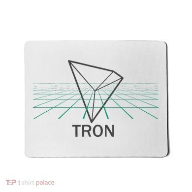 Tron Cryptocurrency Crypto 3d Grid Mousepad