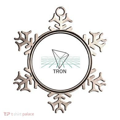 Tron Cryptocurrency Crypto 3d Grid Ornament