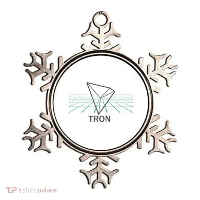 Tron Cryptocurrency Crypto 3d Grid Ornament
