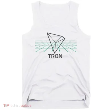 Tron Cryptocurrency Crypto 3d Grid Tank Top