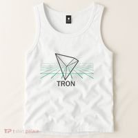Tron Cryptocurrency Crypto 3d Grid Tank Top thumb 2