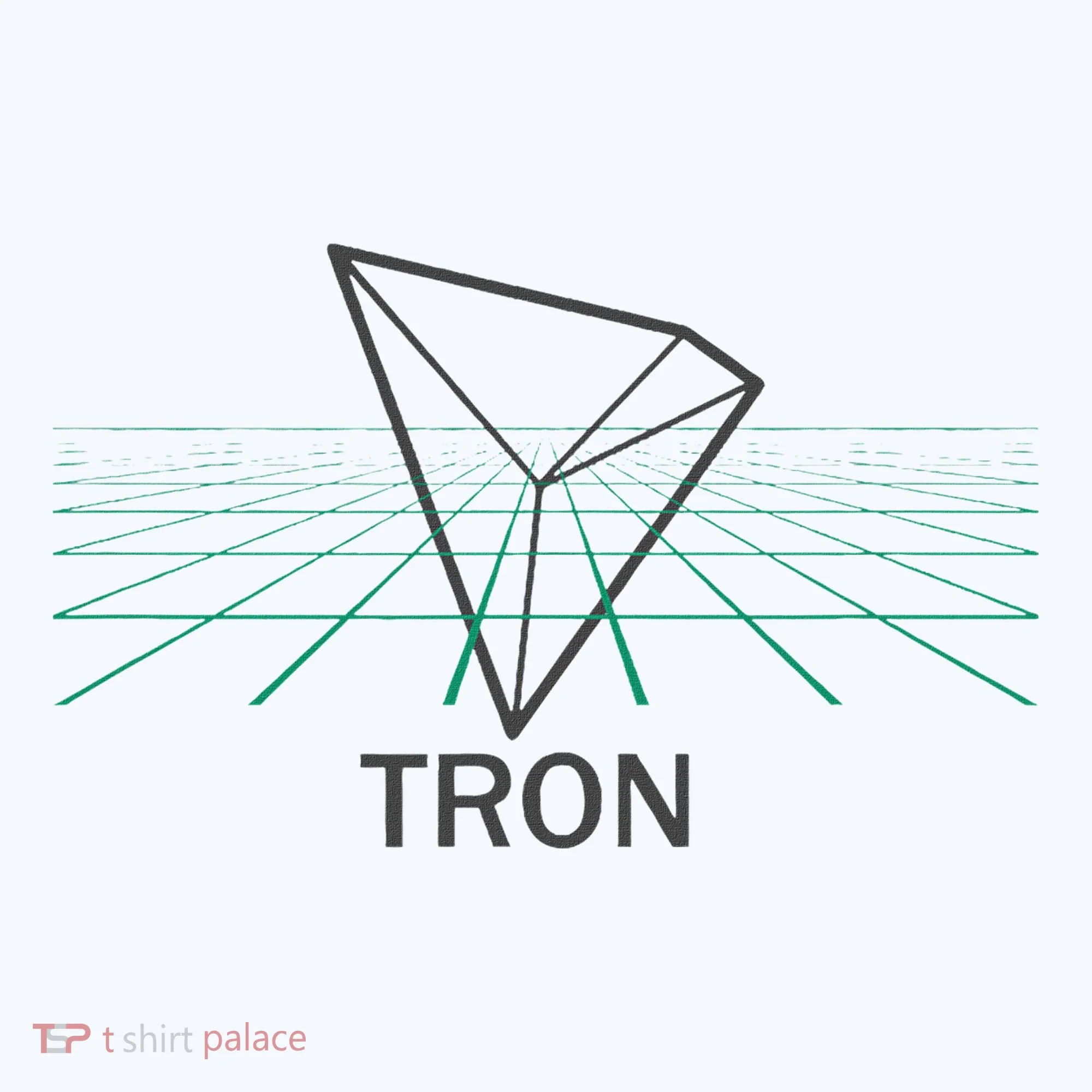 Tron Cryptocurrency Crypto 3d Grid Golf Towel