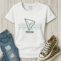 Tron Cryptocurrency Crypto 3d Grid Women's T-Shirt thumb 3