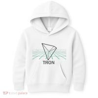 Tron Cryptocurrency Crypto 3d Grid Kids Hoodie thumb 0
