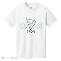 Tron Cryptocurrency Crypto 3d Grid Kids T-Shirt thumb 0