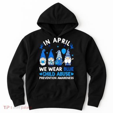 Teachers Cute Child Abuse Prevention Awareness Blue Hoodie