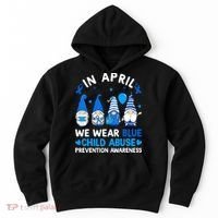 Teachers Cute Child Abuse Prevention Awareness Blue Hoodie thumb 0