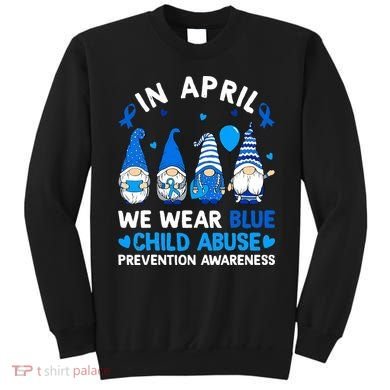 Teachers Cute Child Abuse Prevention Awareness Blue Sweatshirt