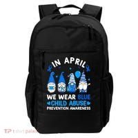 Teachers Cute Child Abuse Prevention Awareness Blue Backpack thumb 0