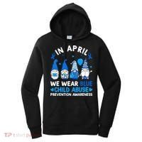 Teachers Cute Child Abuse Prevention Awareness Blue Women's Hoodie thumb 0