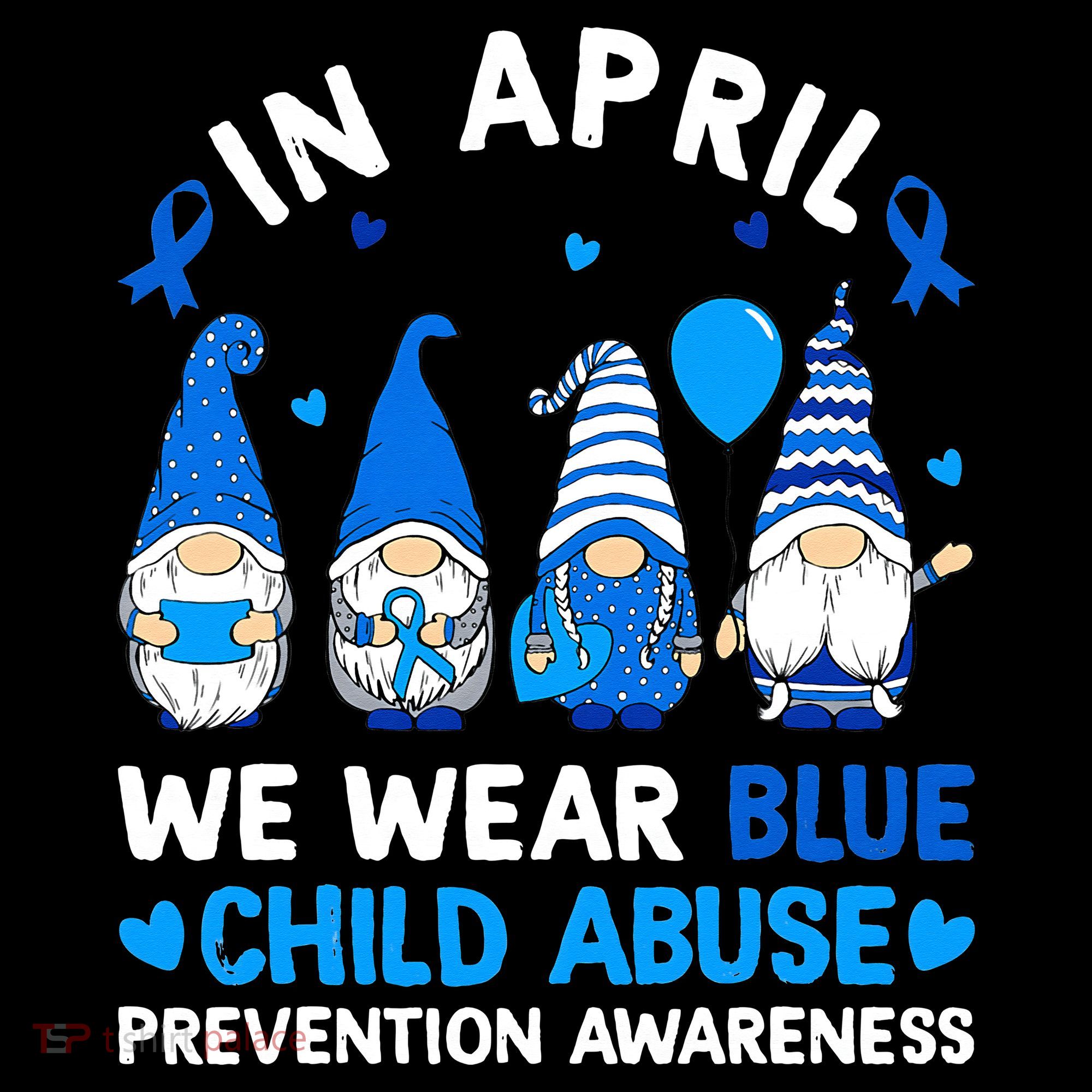 Teachers Cute Child Abuse Prevention Awareness Blue Women's Hoodie