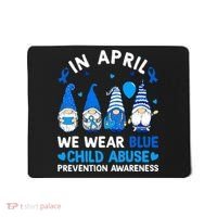 Teachers Cute Child Abuse Prevention Awareness Blue Mousepad thumb 0