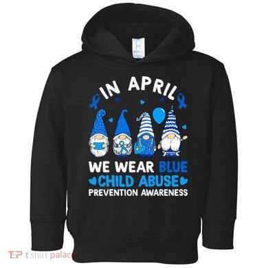 Teachers Cute Child Abuse Prevention Awareness Blue Toddler Hoodie