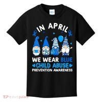 Teachers Cute Child Abuse Prevention Awareness Blue Kids T-Shirt thumb 0