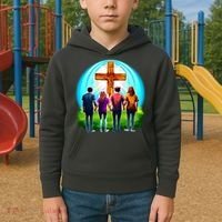 Teens Christian Catholic Retreat Kids Hoodie thumb 2