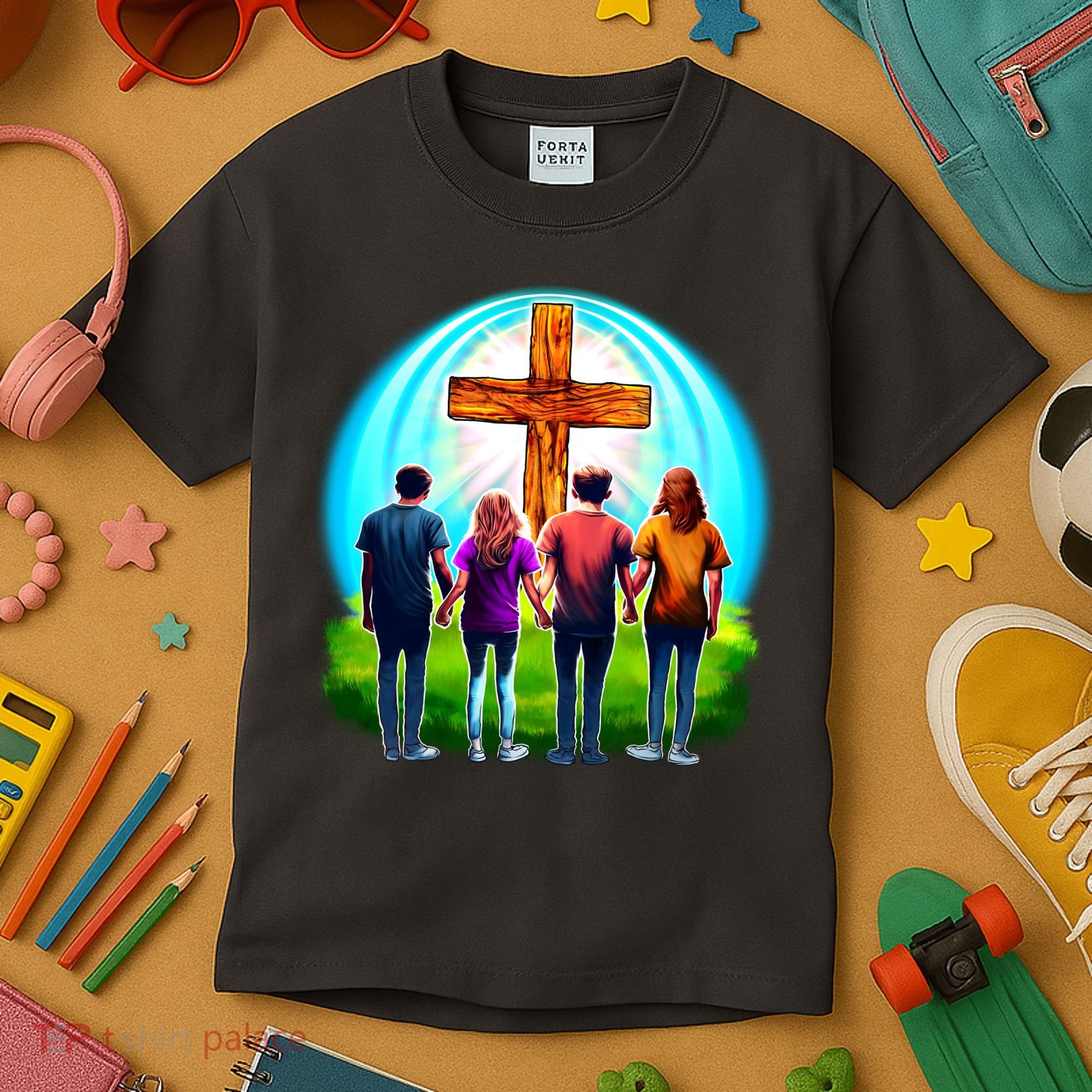 Teens Christian Catholic Retreat Kids T-Shirt