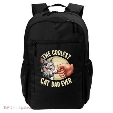 The Coolest Cat Dad Ever FatherS Day Backpack