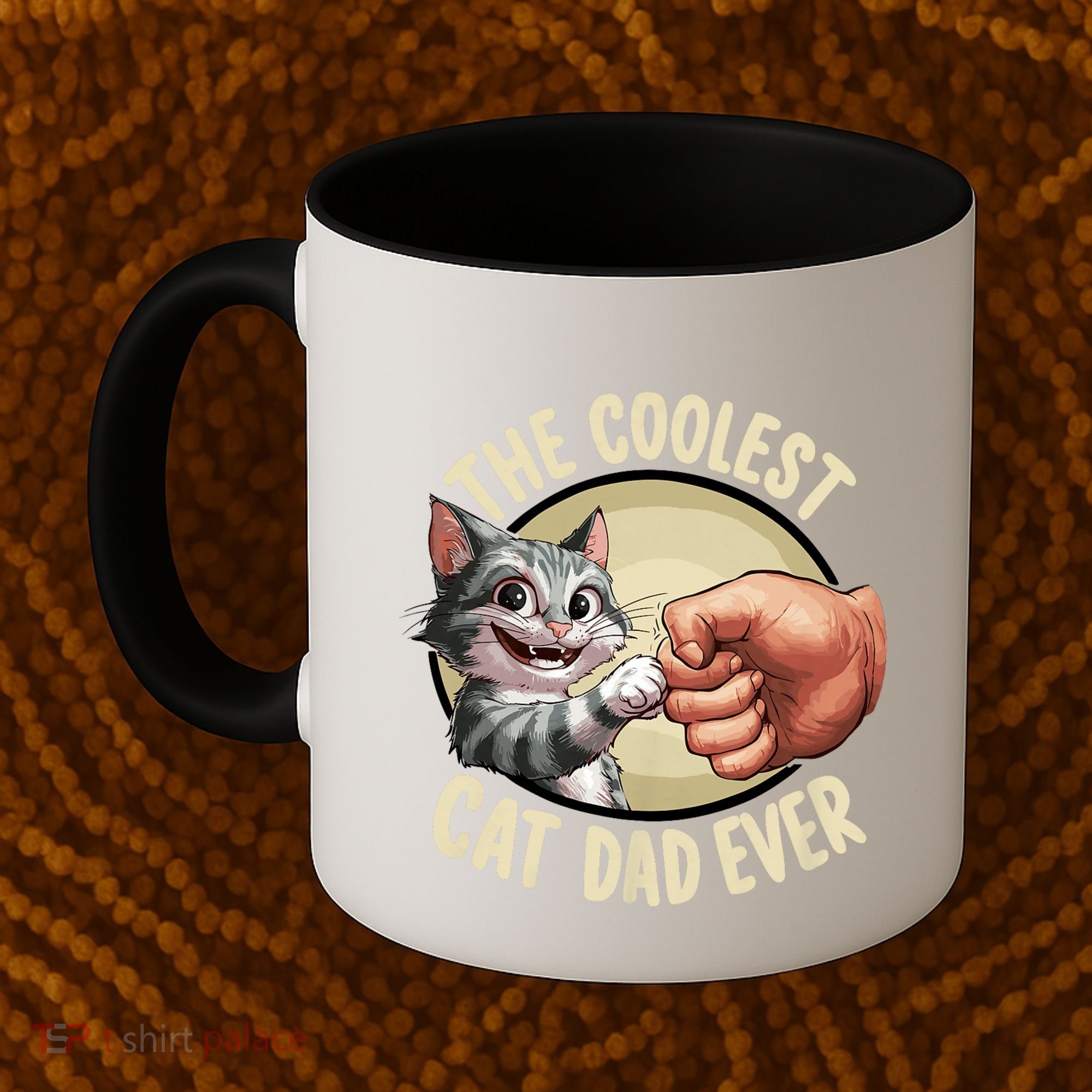 The Coolest Cat Dad Ever FatherS Day Coffee Mug
