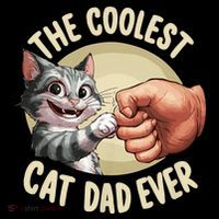 The Coolest Cat Dad Ever FatherS Day Coffee Mug thumb 5